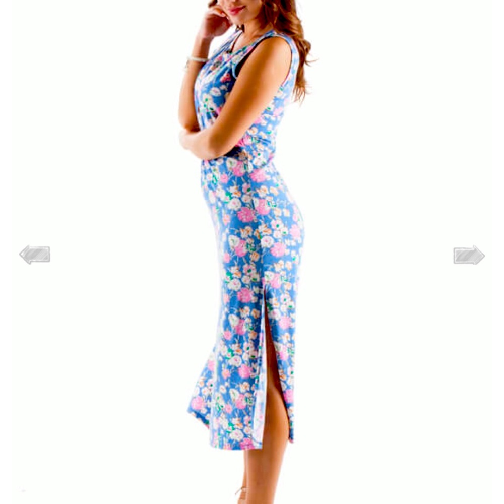 Queen Bee Maternity Nursing Maxi Dress - Picture 2 of 13